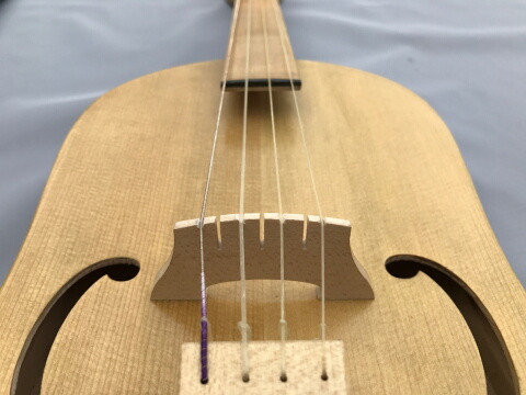 EMS Mediaeval Fiddle - E.A.D.G and 77cm Fixed Frog Bow