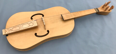 EMS Mediaeval Fiddle - E.A.D.G and 77cm Fixed Frog Bow